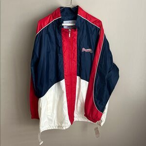 Atlanta Braves VTG Starter MLB windbreaker jacket NWT fullzip baseball size XL